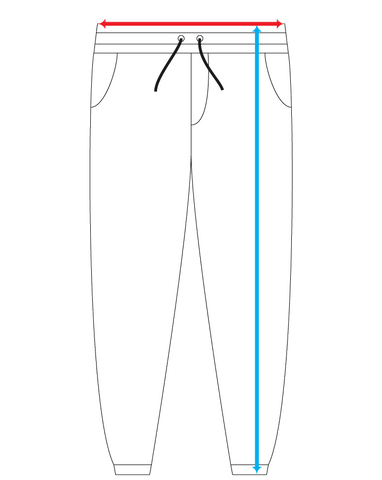 MEN SWEATPANTS SIZE CHART