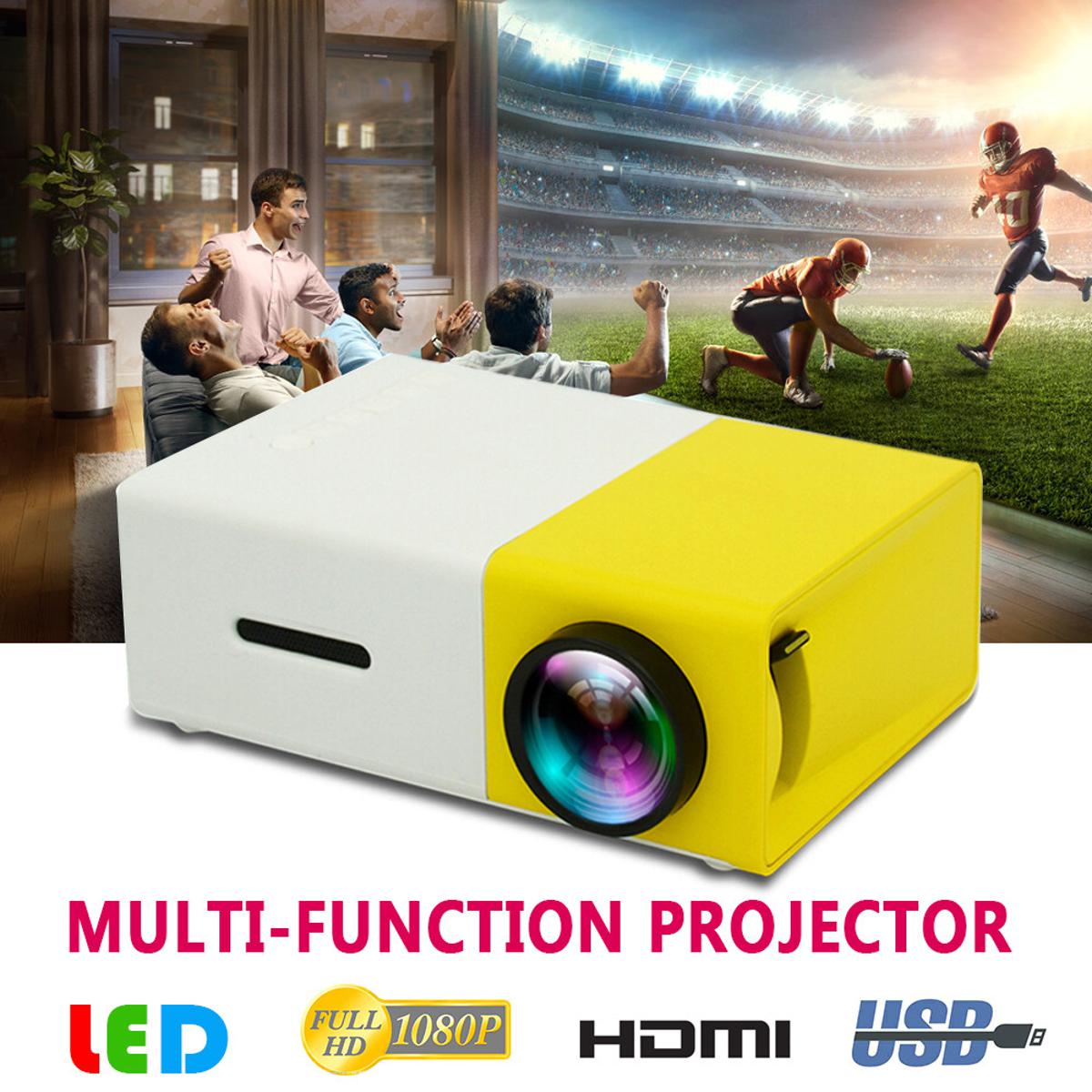 Mini LED Projector YG300 Home Cinema 1000 Lumens HDMI USB Portable