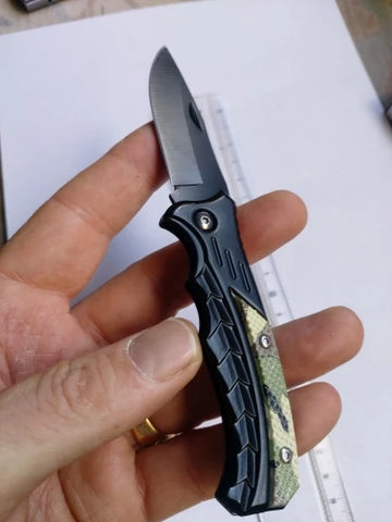 Folding Pocket Knife High Quality 440 Stainless Steel Sharp Blade