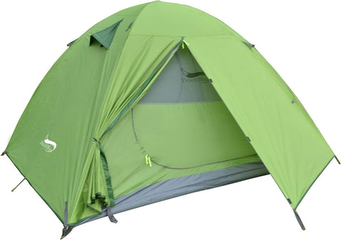 Easy Setup Camping Tent for 2 Person Aluminum Pole Lightweight Breathable