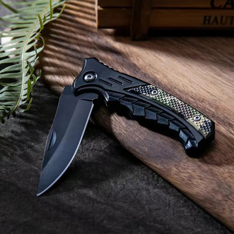 Folding Pocket Knife High Quality 440 Stainless Steel Sharp Blade