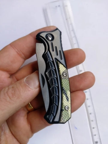 Folding Pocket Knife High Quality 440 Stainless Steel Sharp Blade