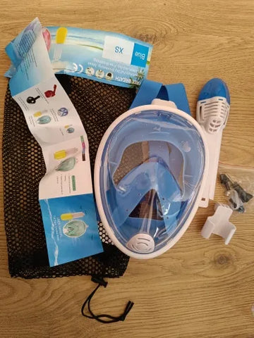 Full Face Snorkel Mask Easybreath Snorkeling Anti-Fog Anti-Leak