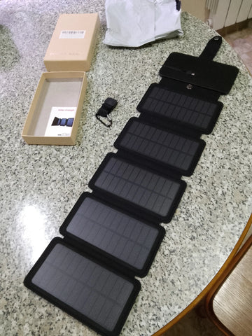 Multifunctional Portable Solar Charger 5V 2.1A USB – your ultimate camping tool!