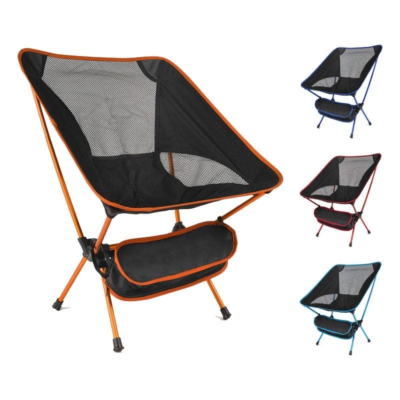 Camping Folding Chair Portable Lightweight, Hiking Beach Fishing Tools Chair