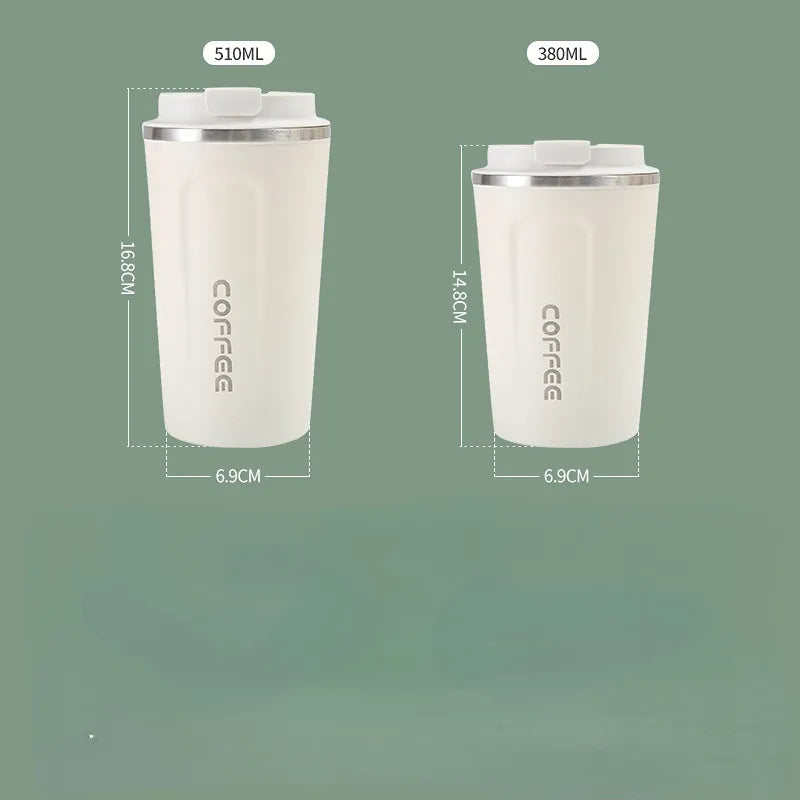 Insulated Thermo Mug Stainless Steel Leakproof Travel Mug Coffee Cup - About Camping