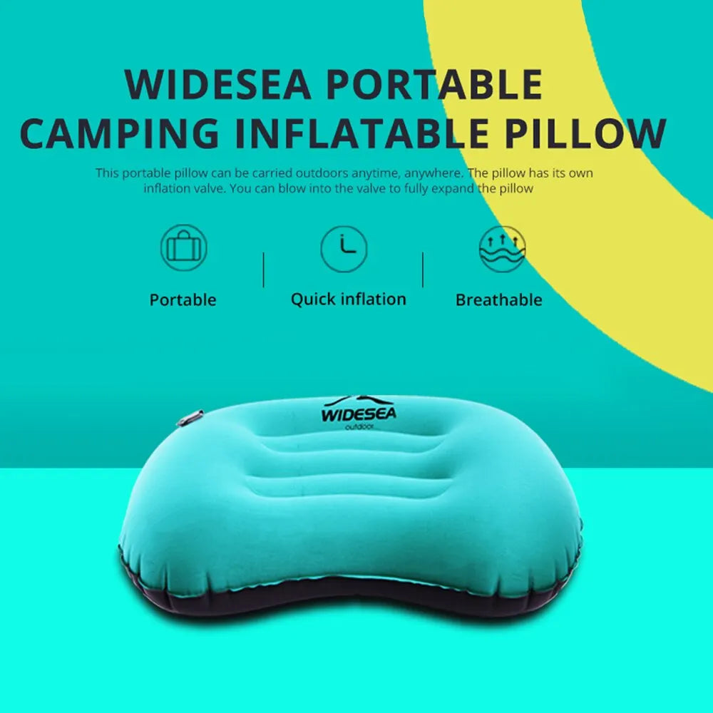 Widesea Inflatable Camping Pillow: Premium Comfort & Insulation About Camping