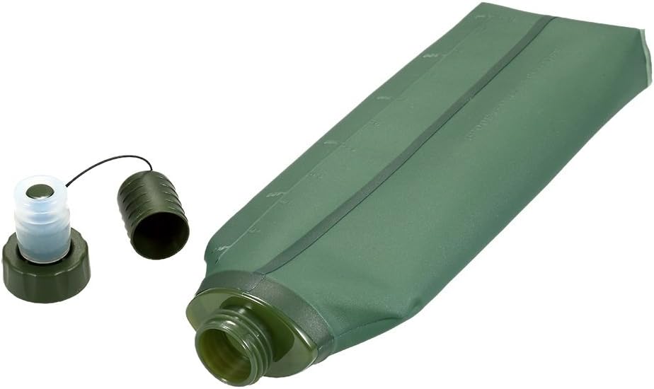 TPU Sport Water Bottle Folding Soft Flask Camping Water Bag 500ml