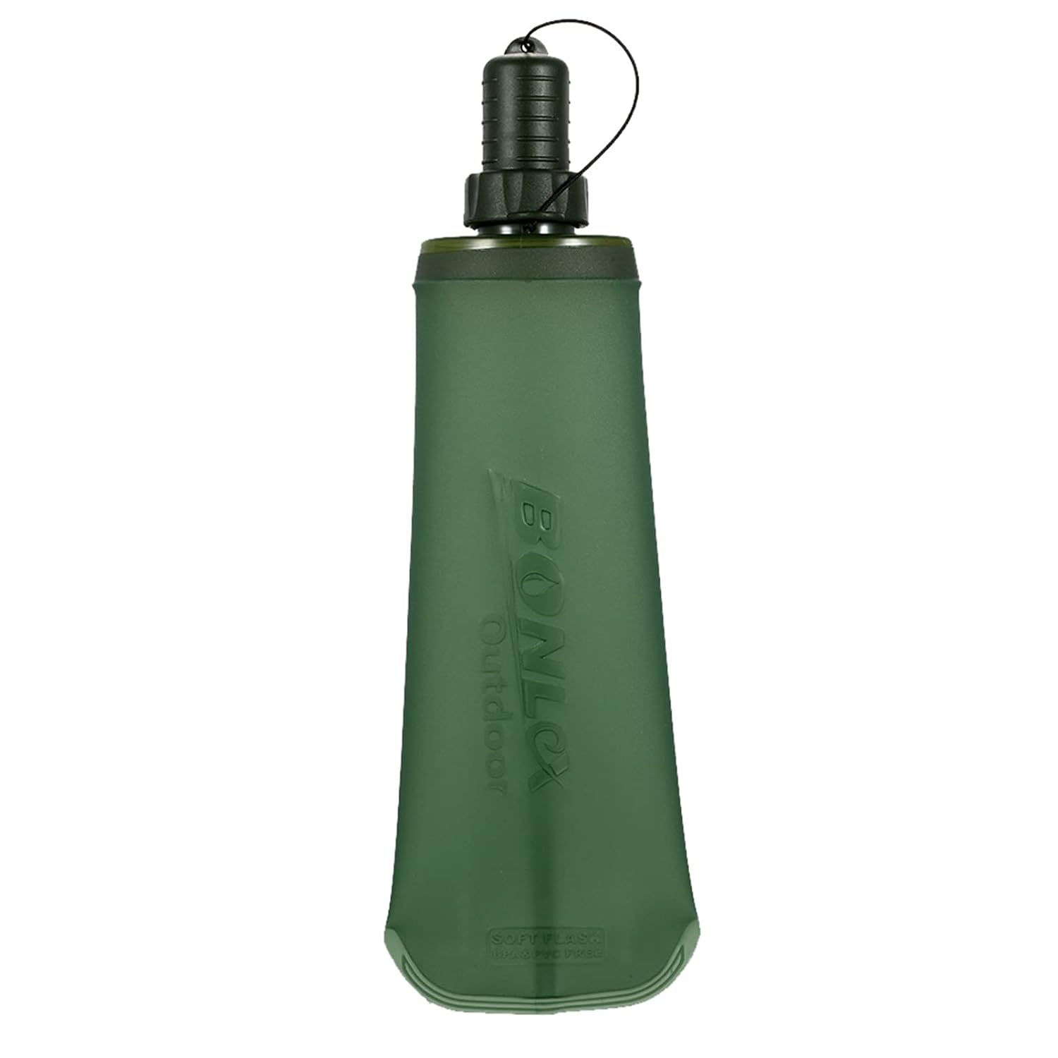 TPU Sport Water Bottle Folding Soft Flask Camping Water Bag 500ml