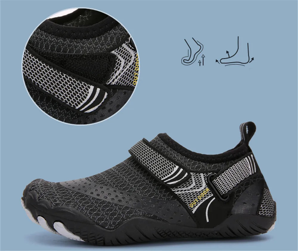 Water Shoes Boys & Girls Kids Quick Drying Non-Slip Barefoot Aqua Reef