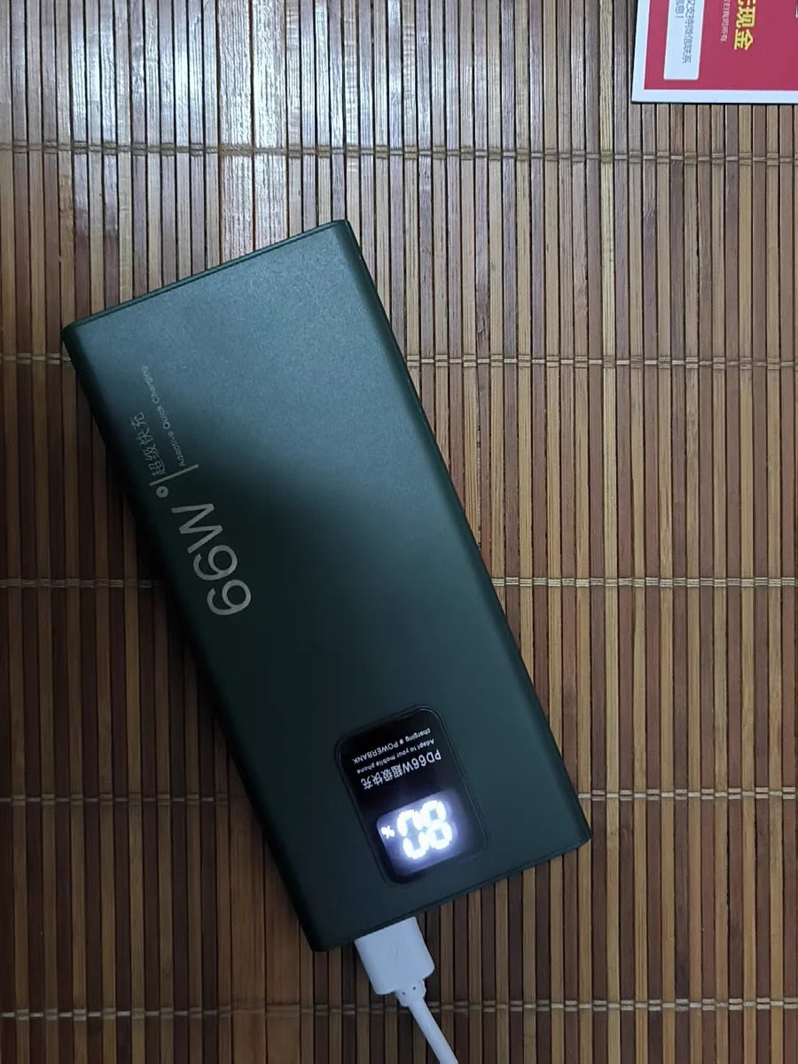 Power Bank 66W 30000mAh Super Fast Charging & Recharging External Battery