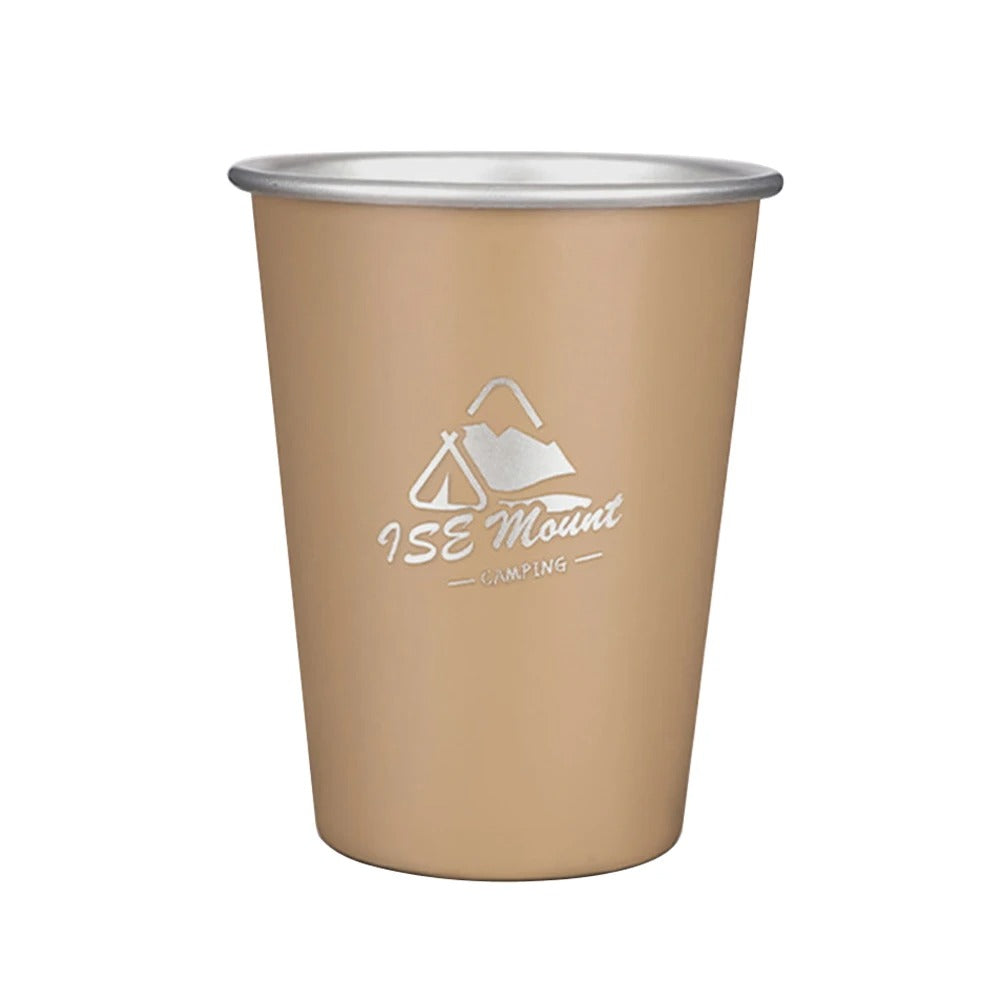 Camping Cup High-Quality Stainless Steel Lightweight Mug Tea Beer Coffee