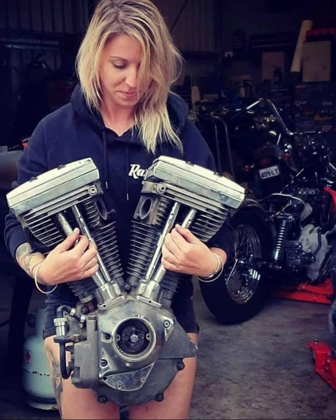 Harley twin cam engine