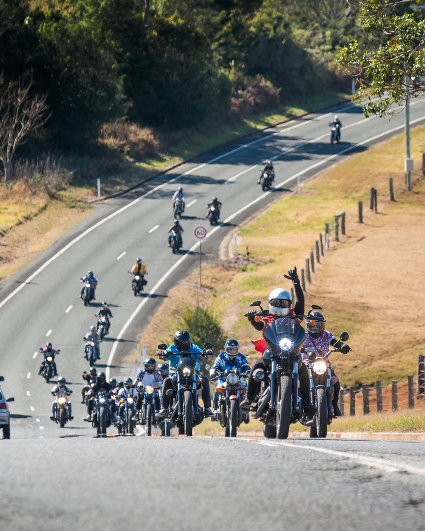 Women motorcycle rides