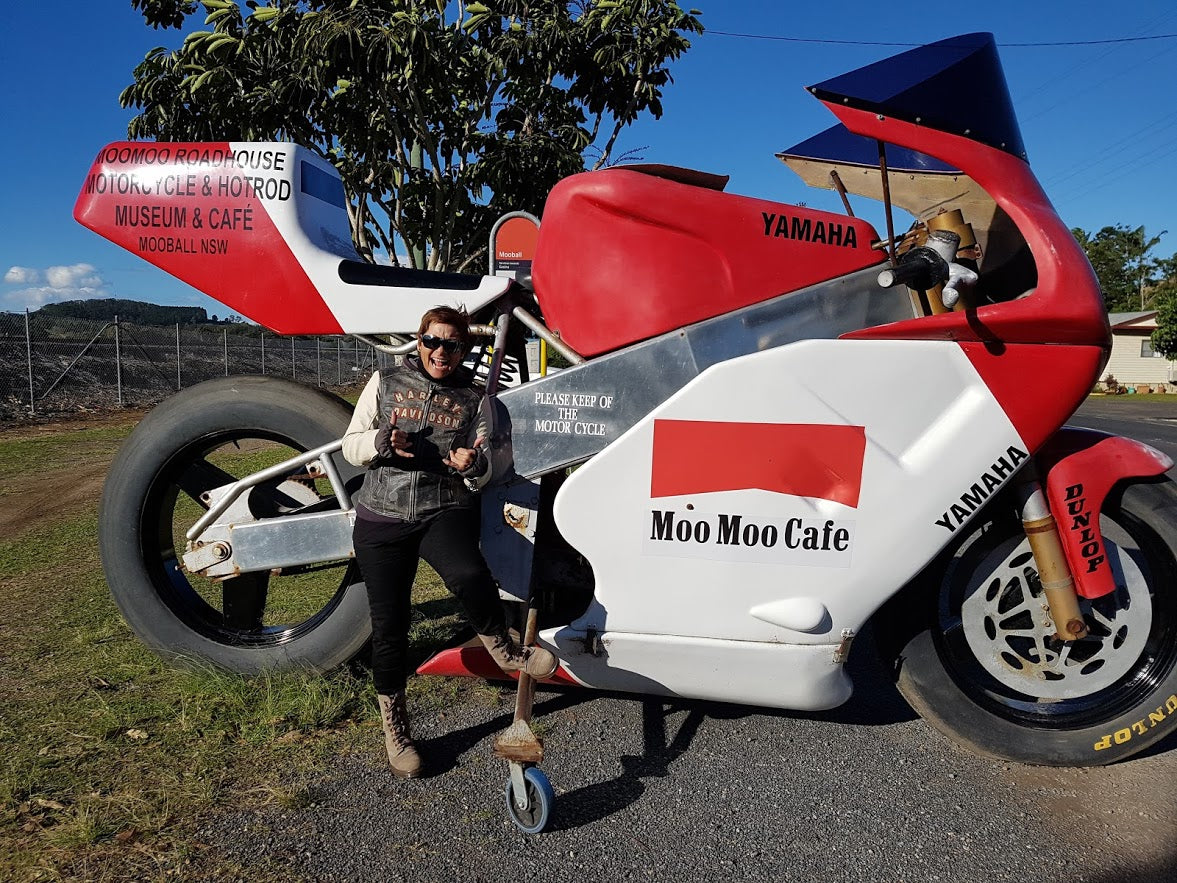 giant yamaha motorcycle Mooball, NSW