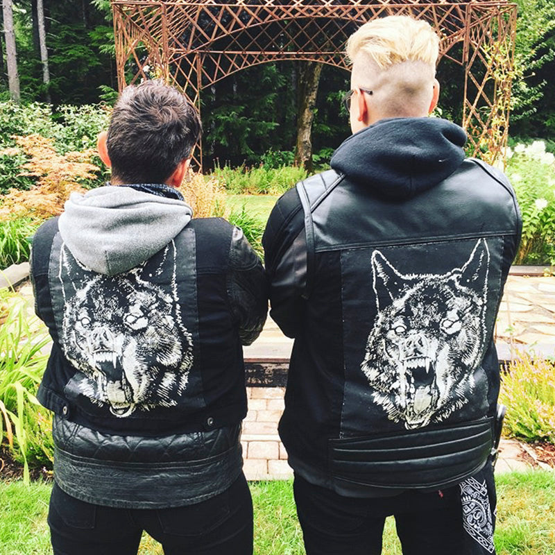 Matching back patches
