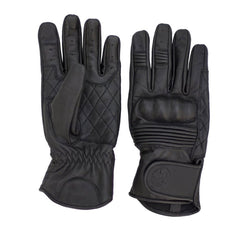 Black Arrow Label Queen Bee leather motorcycle gloves for women