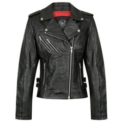 Black Arrow Leather motorcycle jacket for women