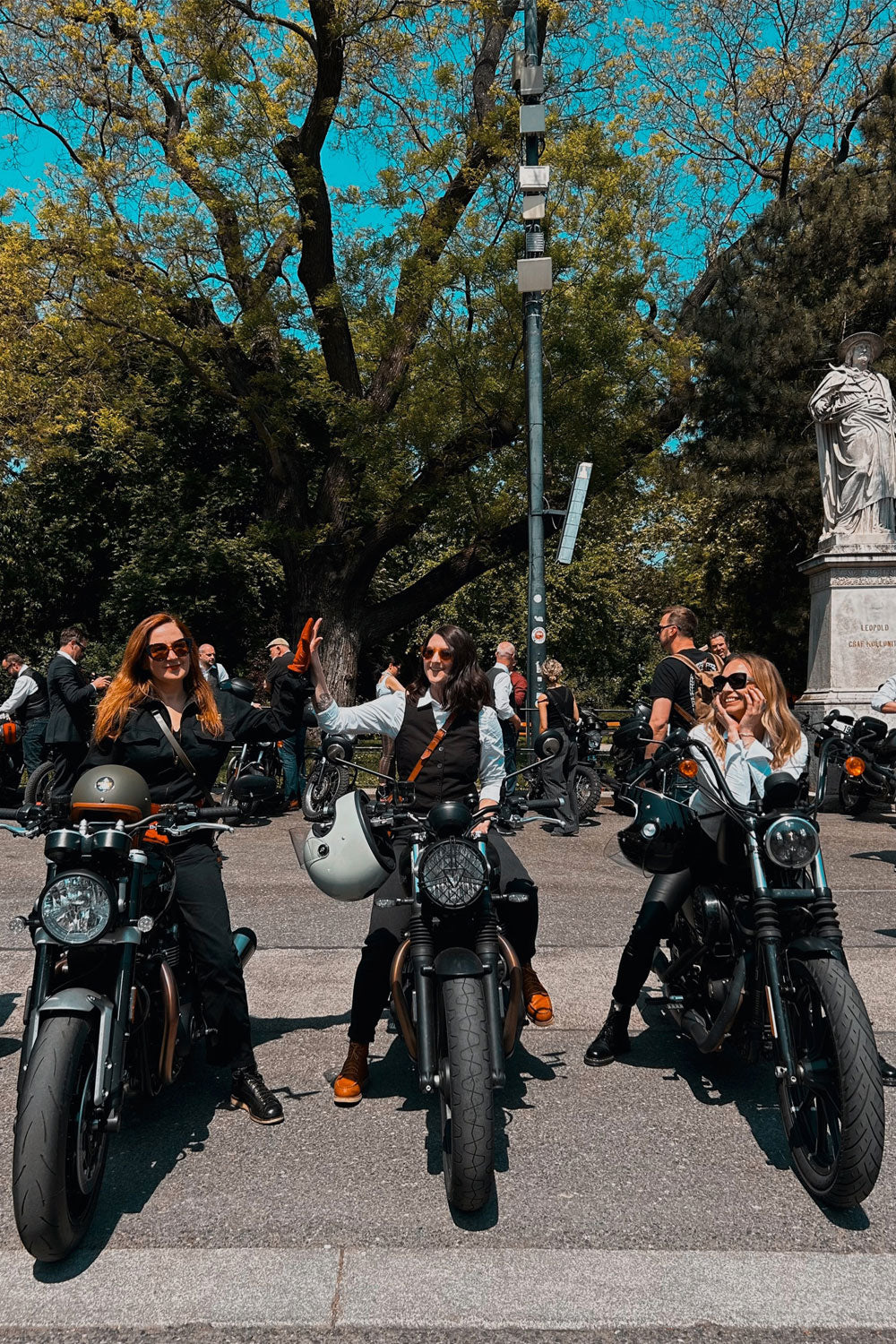 lena bartalszky vienna breakfast club motorcycle group