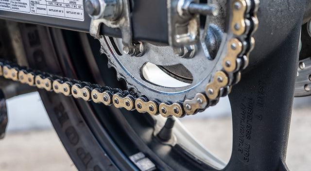 admire your clean motorcycle chain