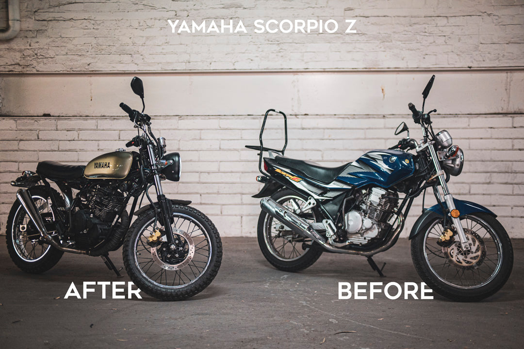 custom built Yamaha Scorpio Z