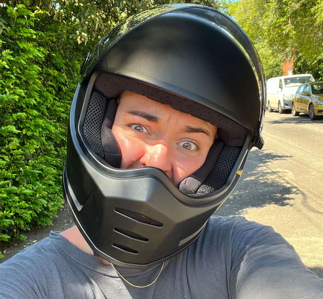 Learner motorcycle rider in Sydney