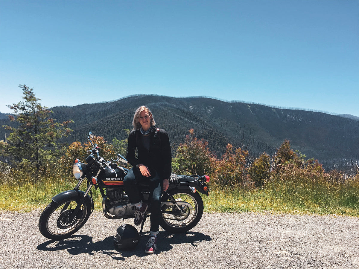 Danielle Franks motorcycle journey