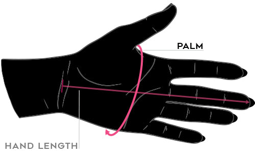 Atwyld Light Speed Women's Leather Motorcycle Gloves Size Chart at Moto Est. Australia