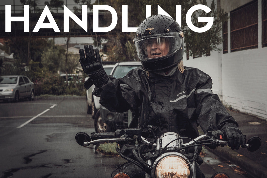 how to handle your motorbike in the rain