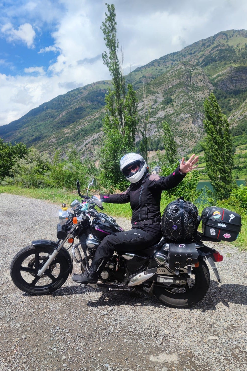 paula paz motorcycle adventure