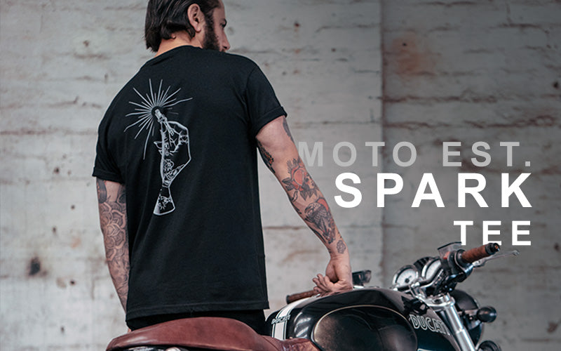 get dad a moto est. spark tee for this fathers day