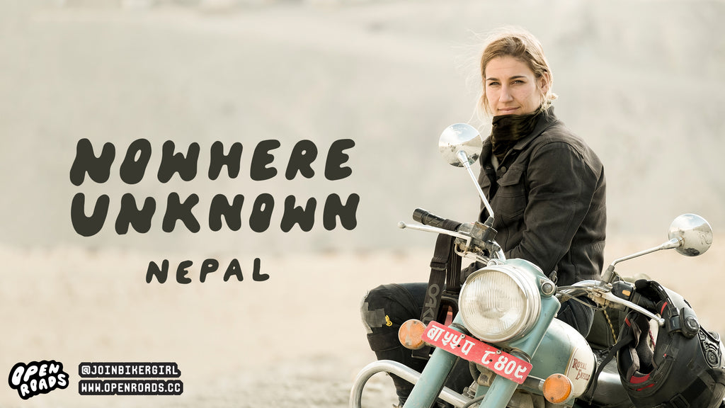 Jessica Zahra motorcycle adventures in Nepal