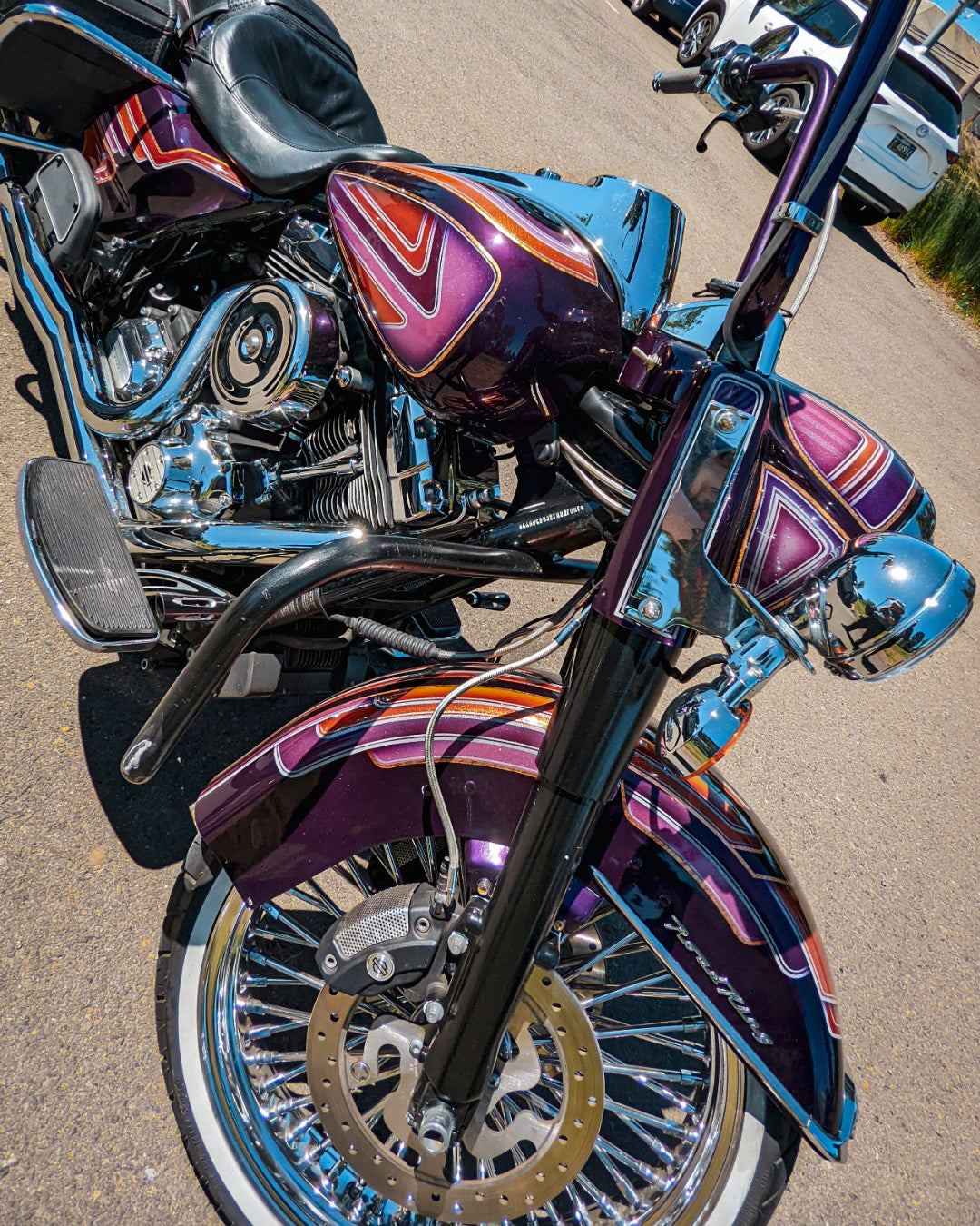 Road King painted by Sal Trevino in LA