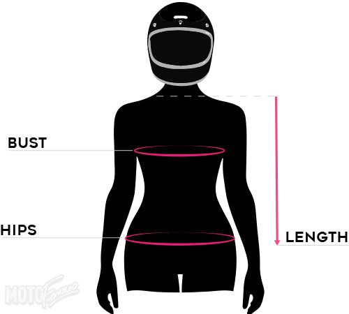 Eudoxie Hoodie size guide moto femmes