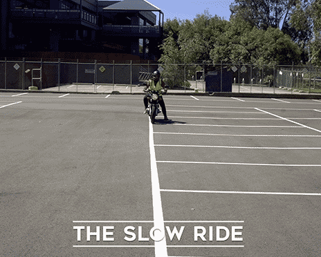 learn how to filter and ride slow on your motorcycle