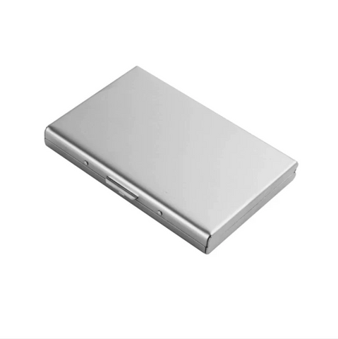 porte-carte aluminium fermé