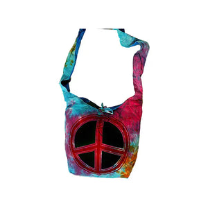 Tye Dye Travel in Peace Cotton Bag - Valhalla's Gate