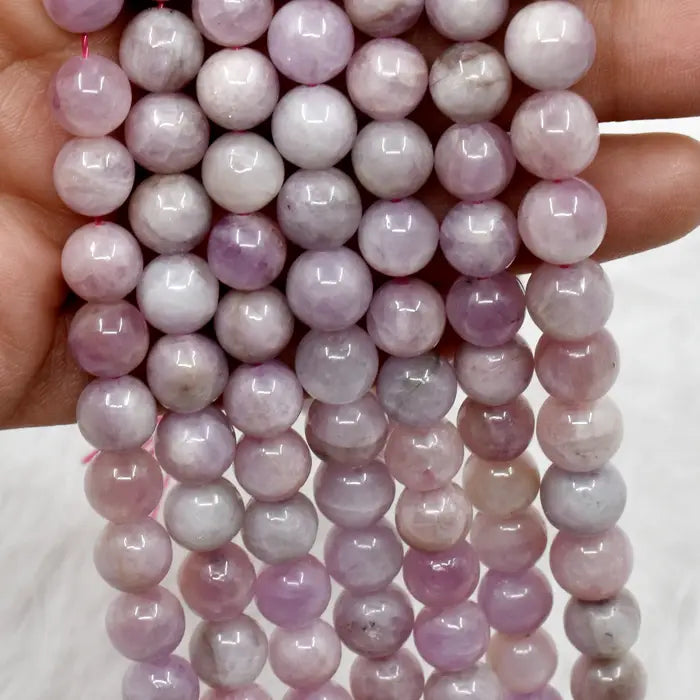Kunzite Round Beads 6mm