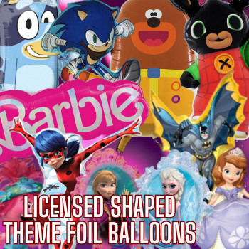 licensed shaped theme foil balloons