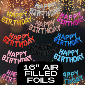 Air Fill Foil Balloons