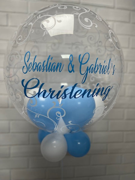 Christening Personalised Bubble