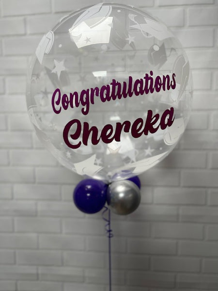 Congratulation Personalised Bubble