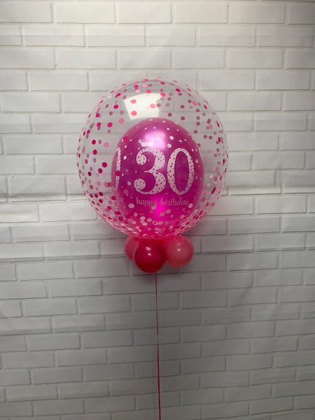 30th Personalised Bubble