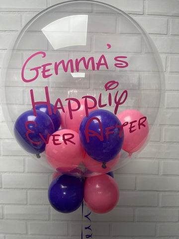 Happy Ever After Personalised Bubble