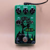 Drunk Beaver The Forest Song overdrive pedal top view with LED display on