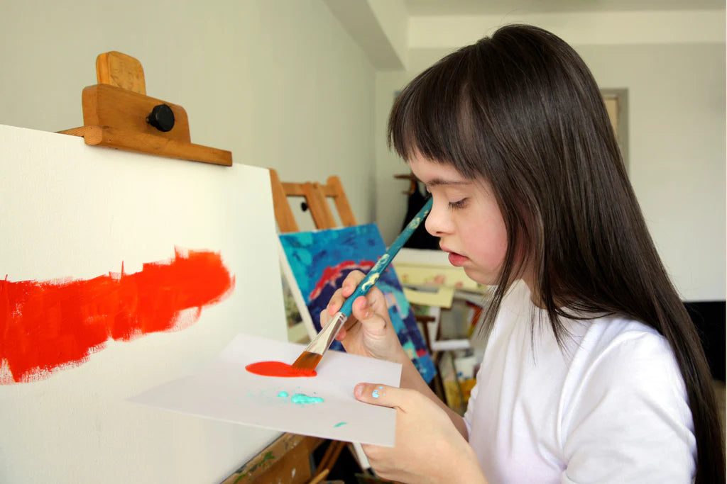 Painting as a tool for children with difficulties