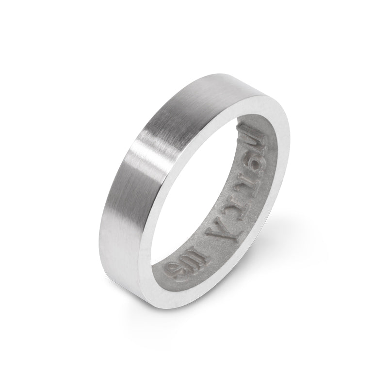 Buy 6mm Hidden INSIDE ENGRAVED RING for Men Sterling Silver Thumb Ring  Simple Men Couple Promise Ring Engagement Custom Name Secret Message Band  Online in India - Etsy