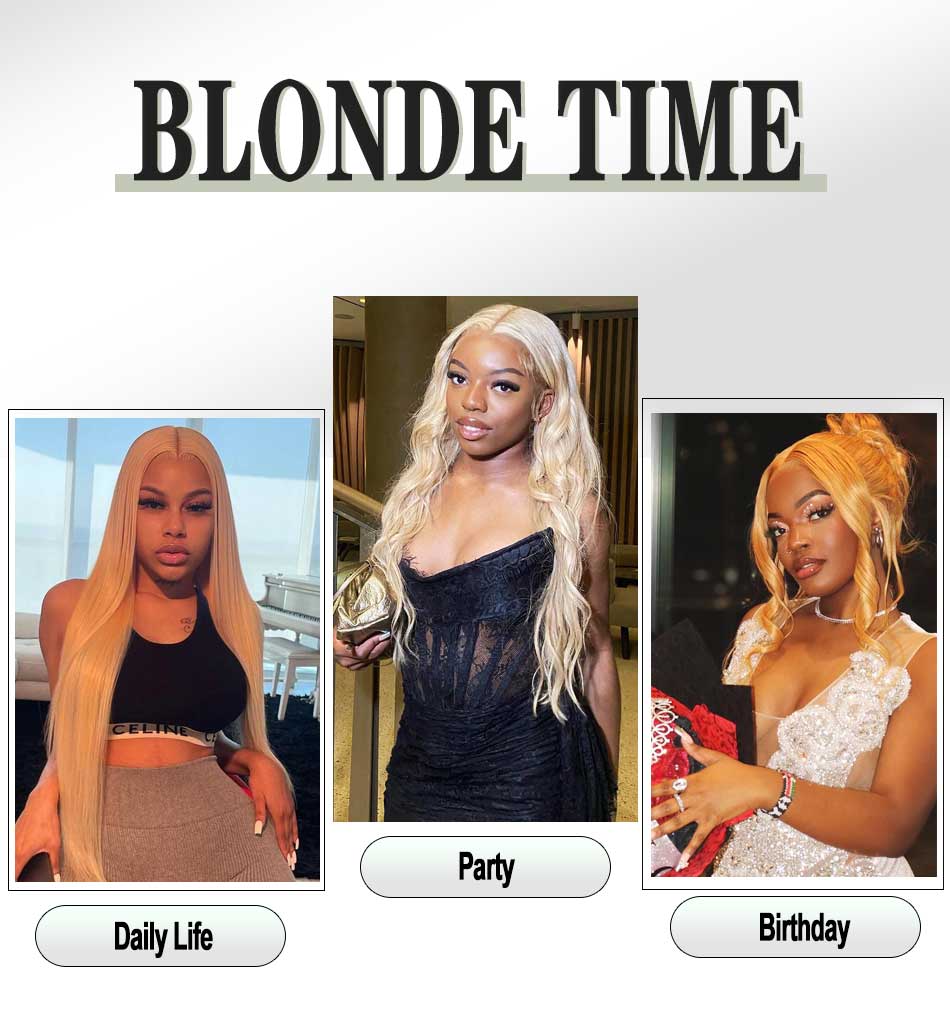 straight blonde hair hd lace wigs