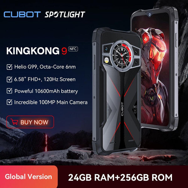 6.58 CUBOT P80 8GB+256GB 4G Smartphone Android 13 5200mAh 48MP+24MP  Cameras NFC
