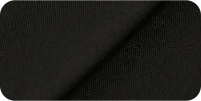 Basic design, easy to use, plain black jersey jacket
